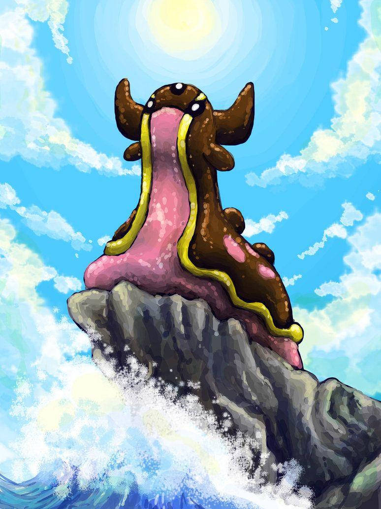 Gastrodon Under The Sun Background