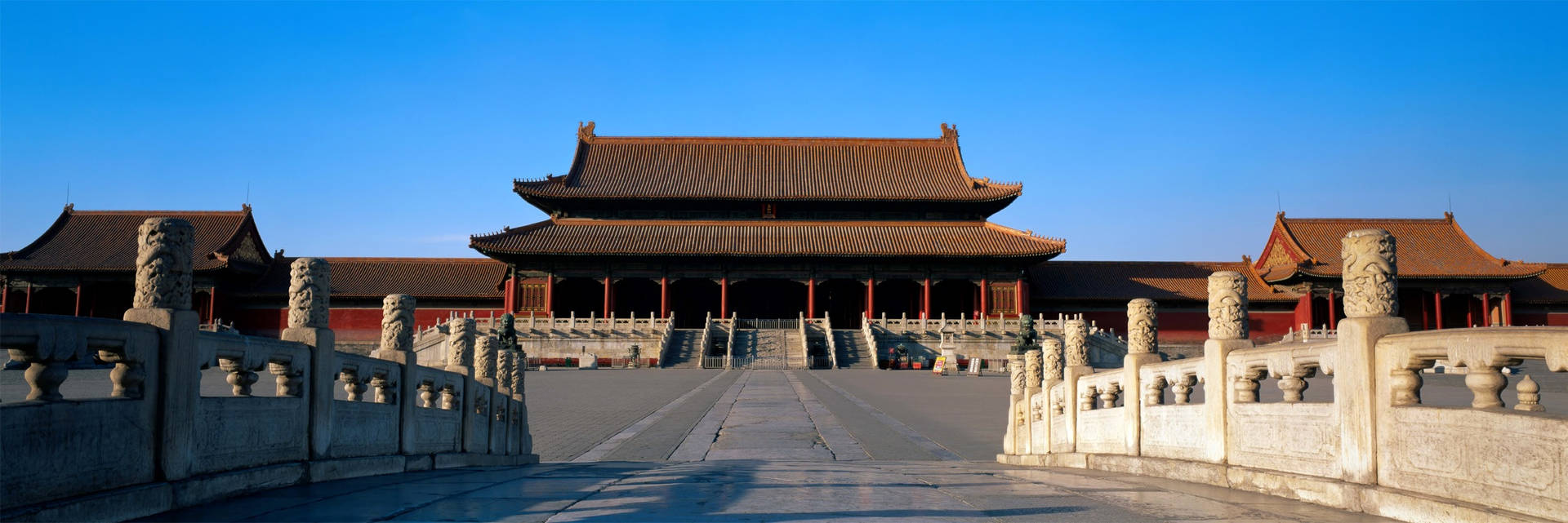 Gate Of Supreme Harmony Forbidden City Background