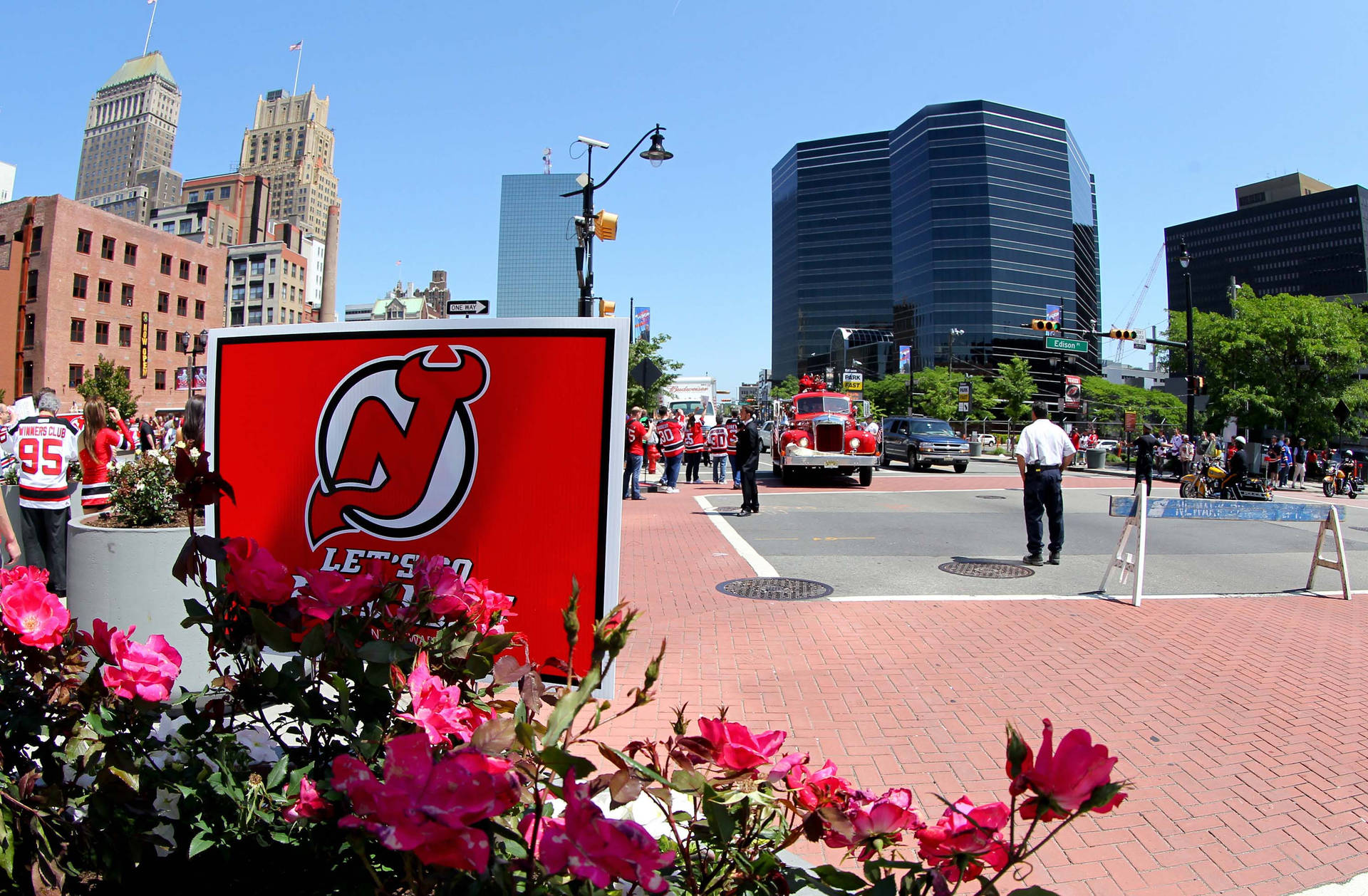 Gateway Newark In New Jersey Background