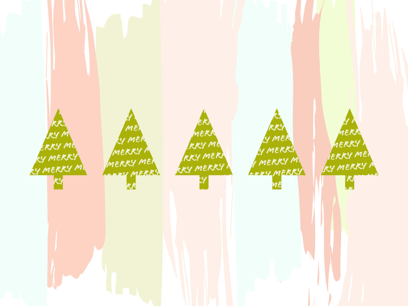 'gather Round The Cute Christmas Tree And Join In The Holiday Cheer!' Background