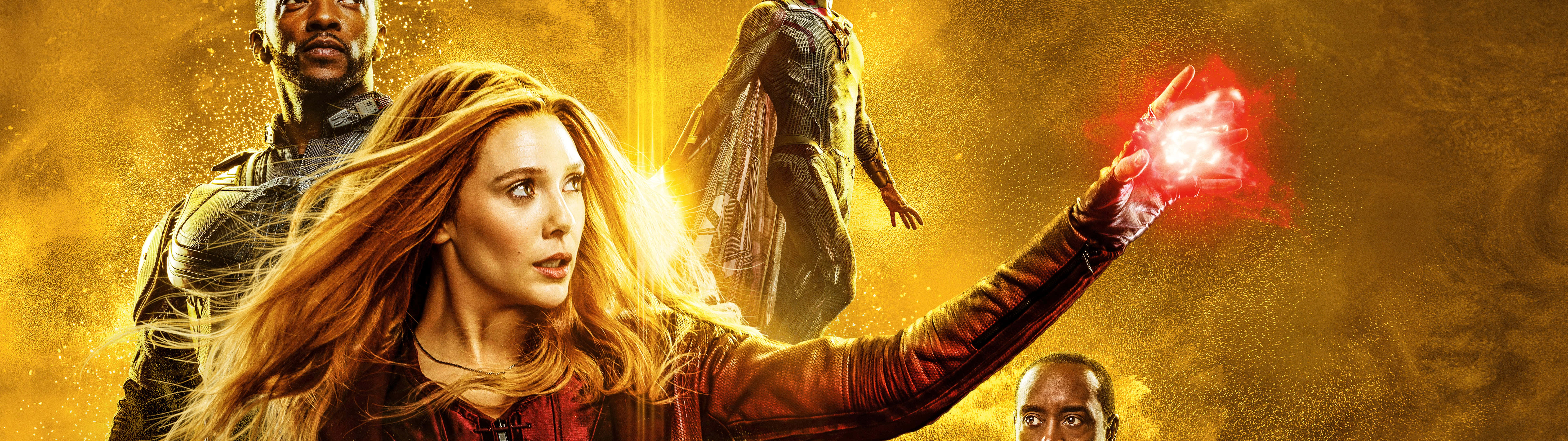 Gather The Avengers For A Mission Against Evil. Background
