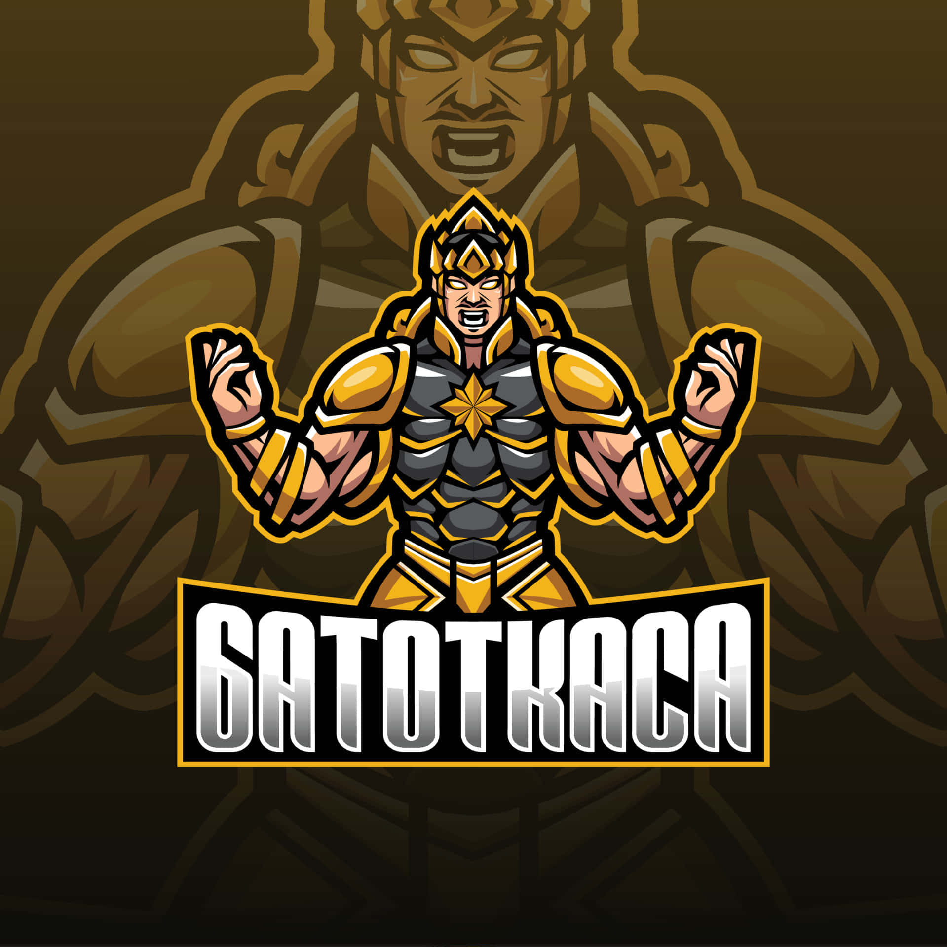 Gatotkaca_ Heroic_ Stance Background