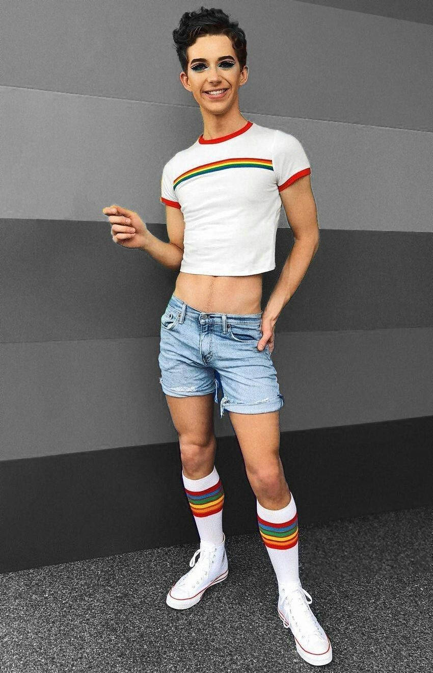 Gay Boy In Jean Shorts