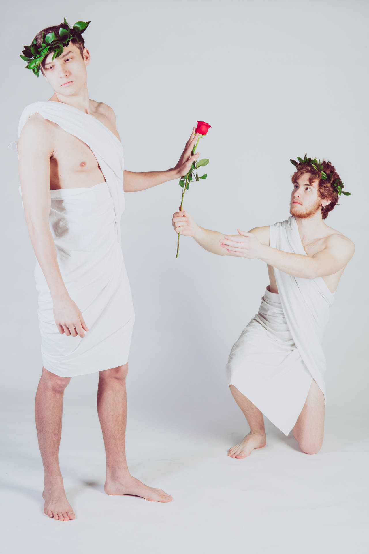 Gay Couple As Cupid Background