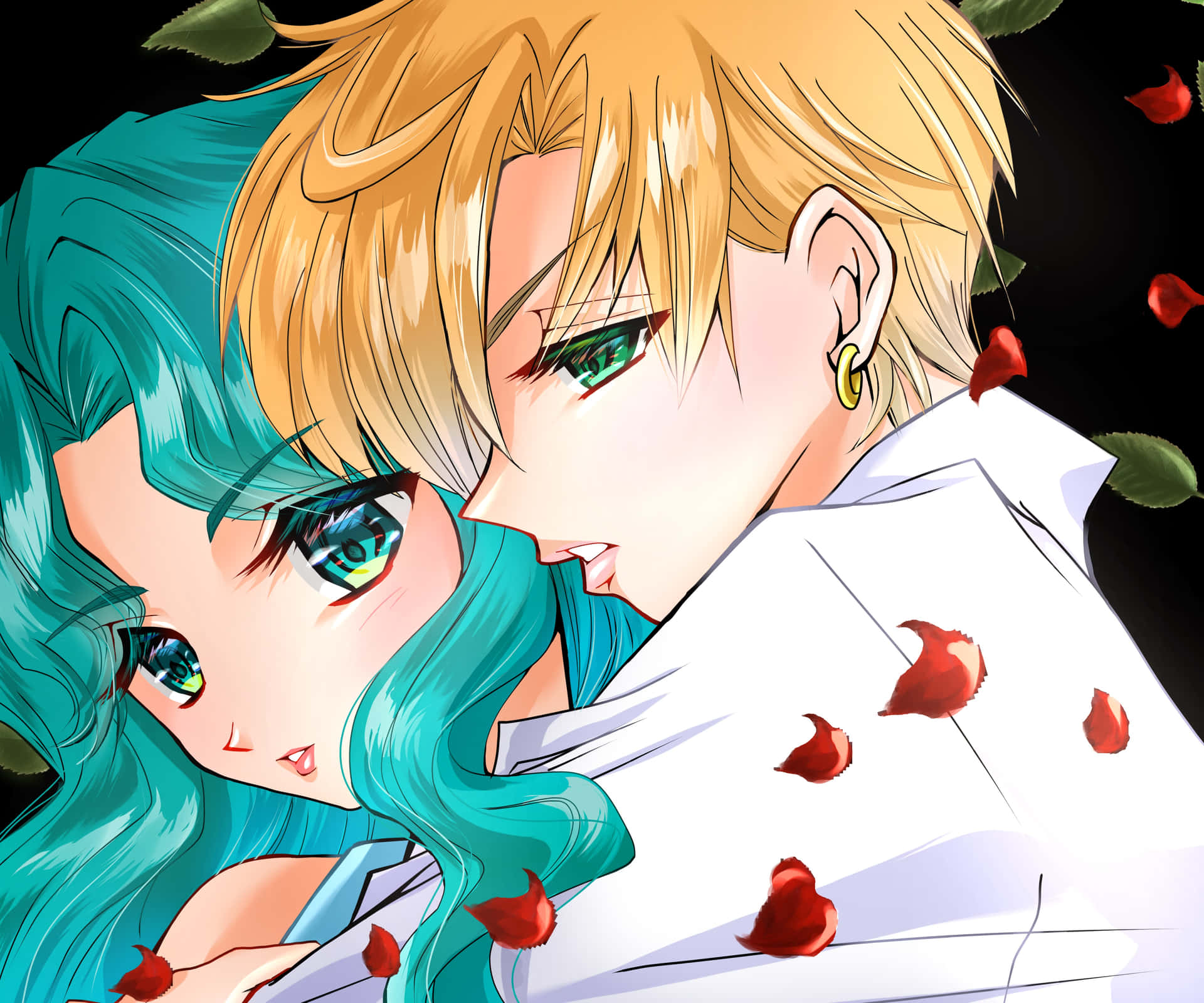 Gay Couple Sailor Moon Pfp Background