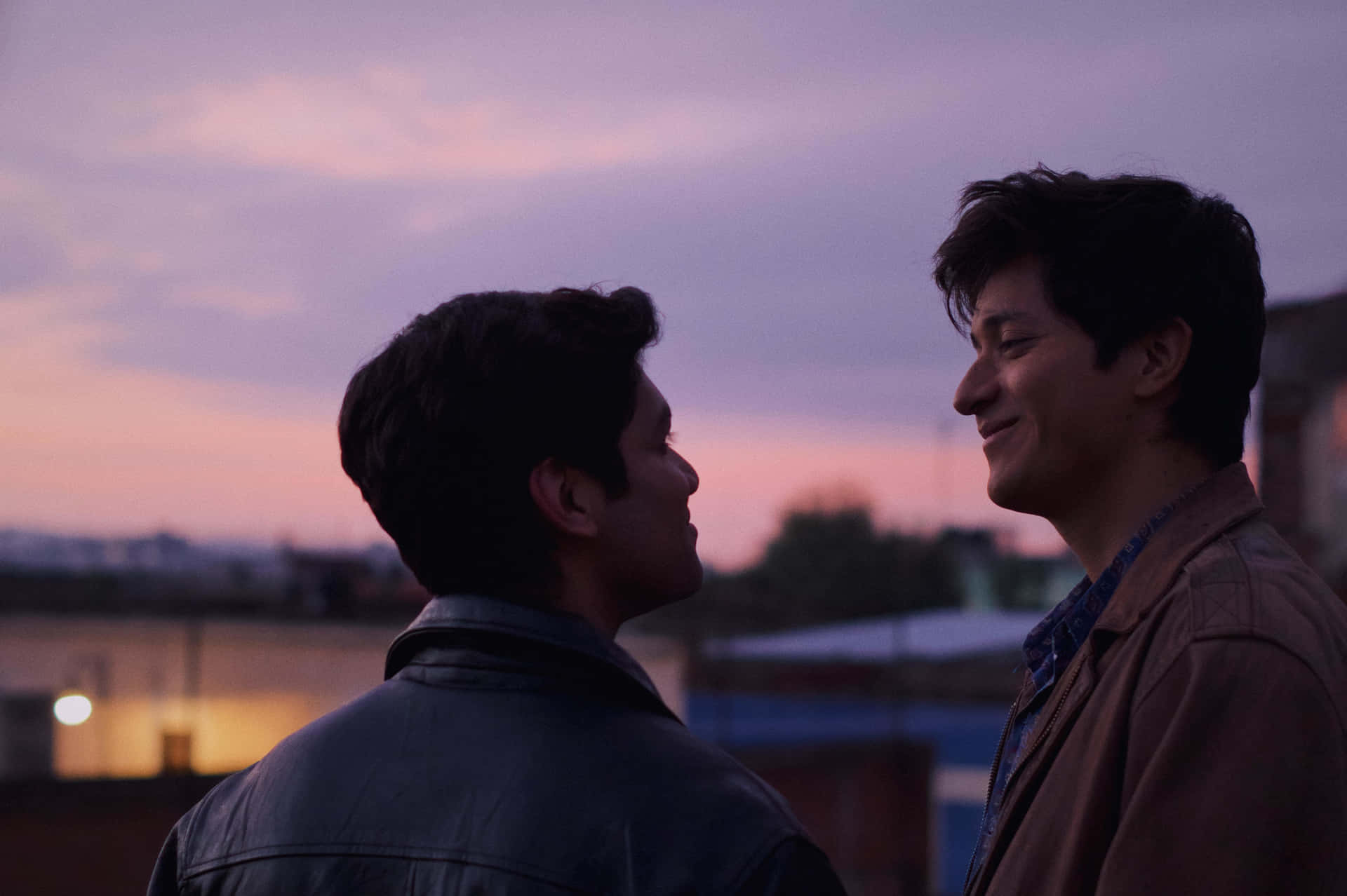 Gay Latino Movie Sunset Background