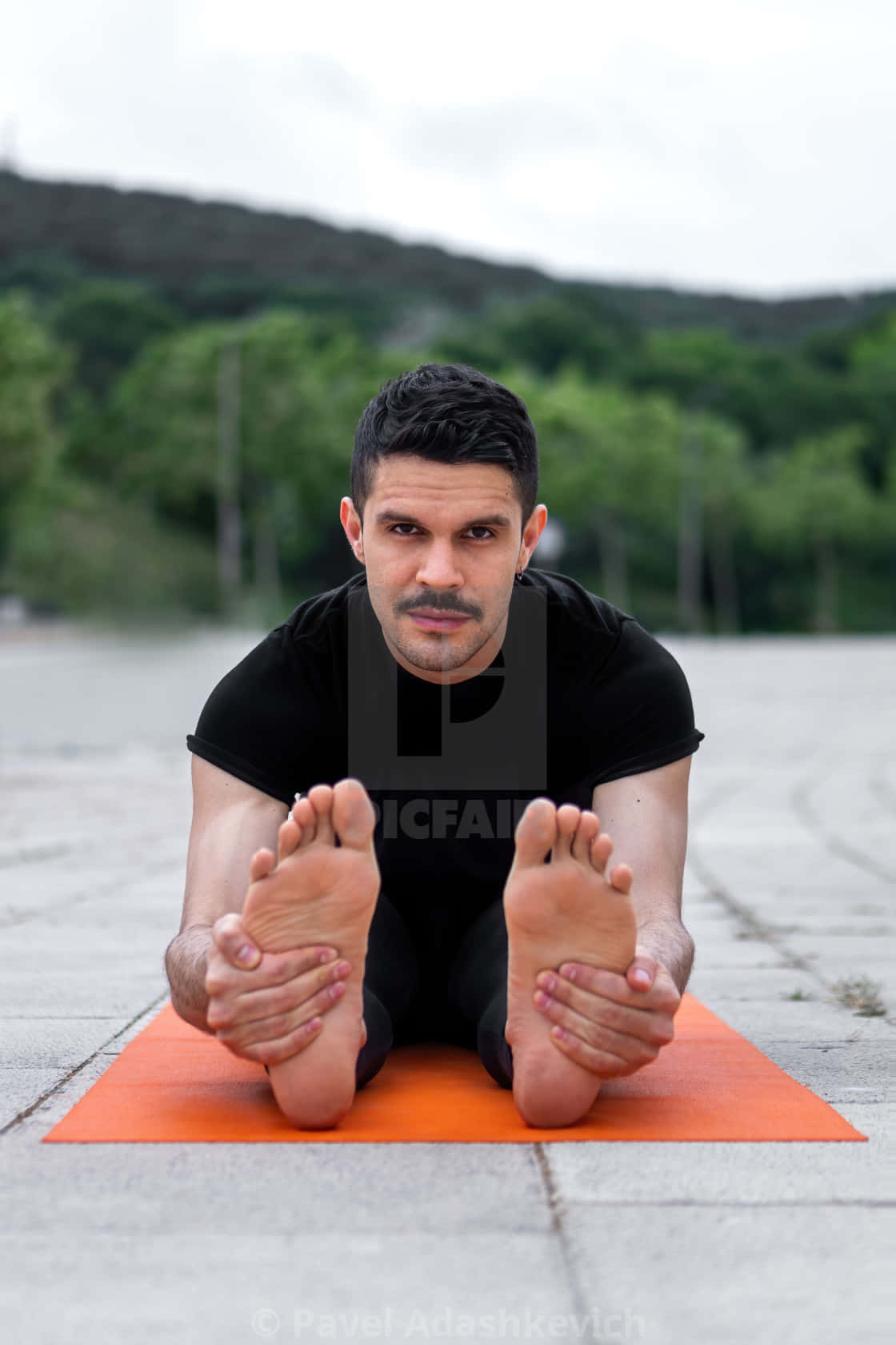 Gay Latino Yoga Background