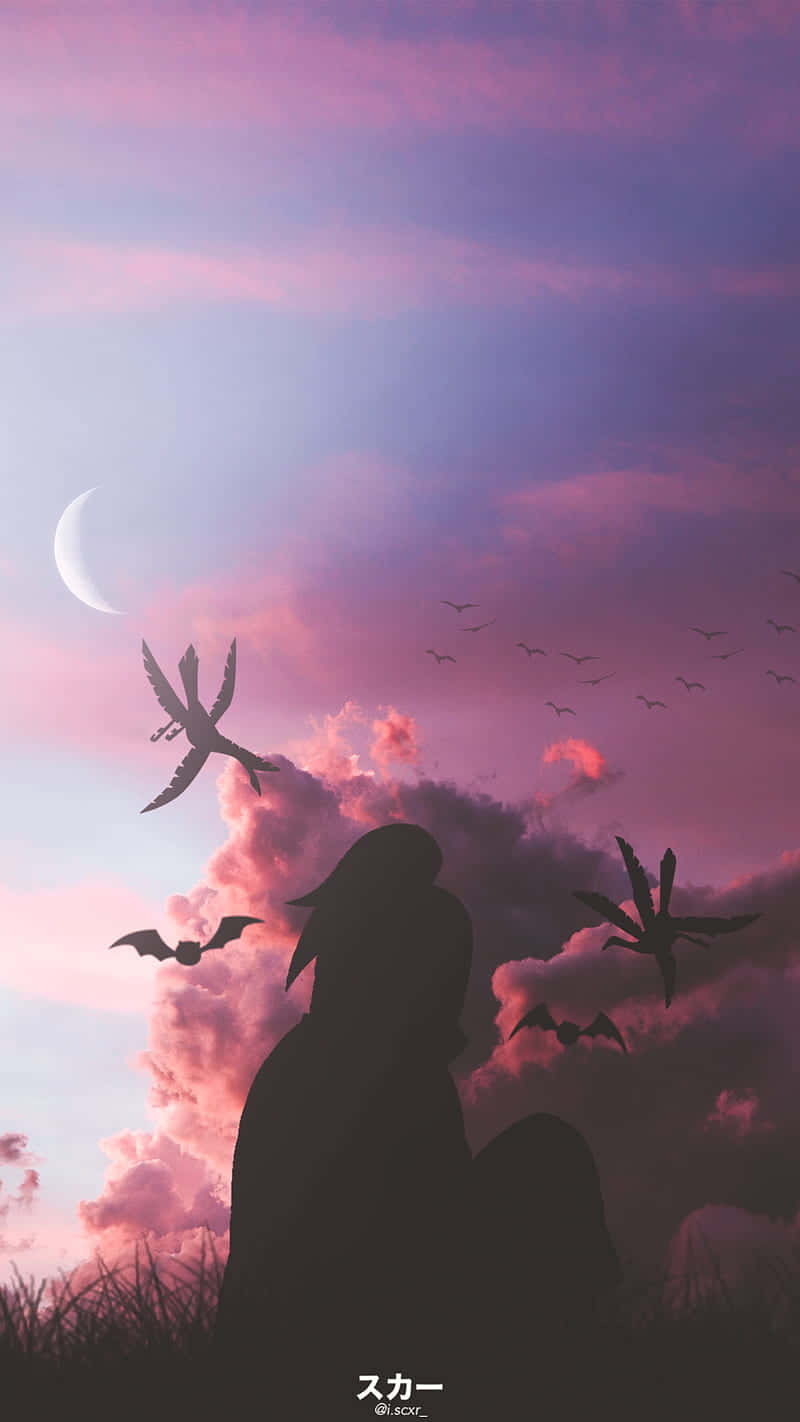 Gazing Over The Valley Of The Hidden Leaf Village From The Mountains Of Fire Background