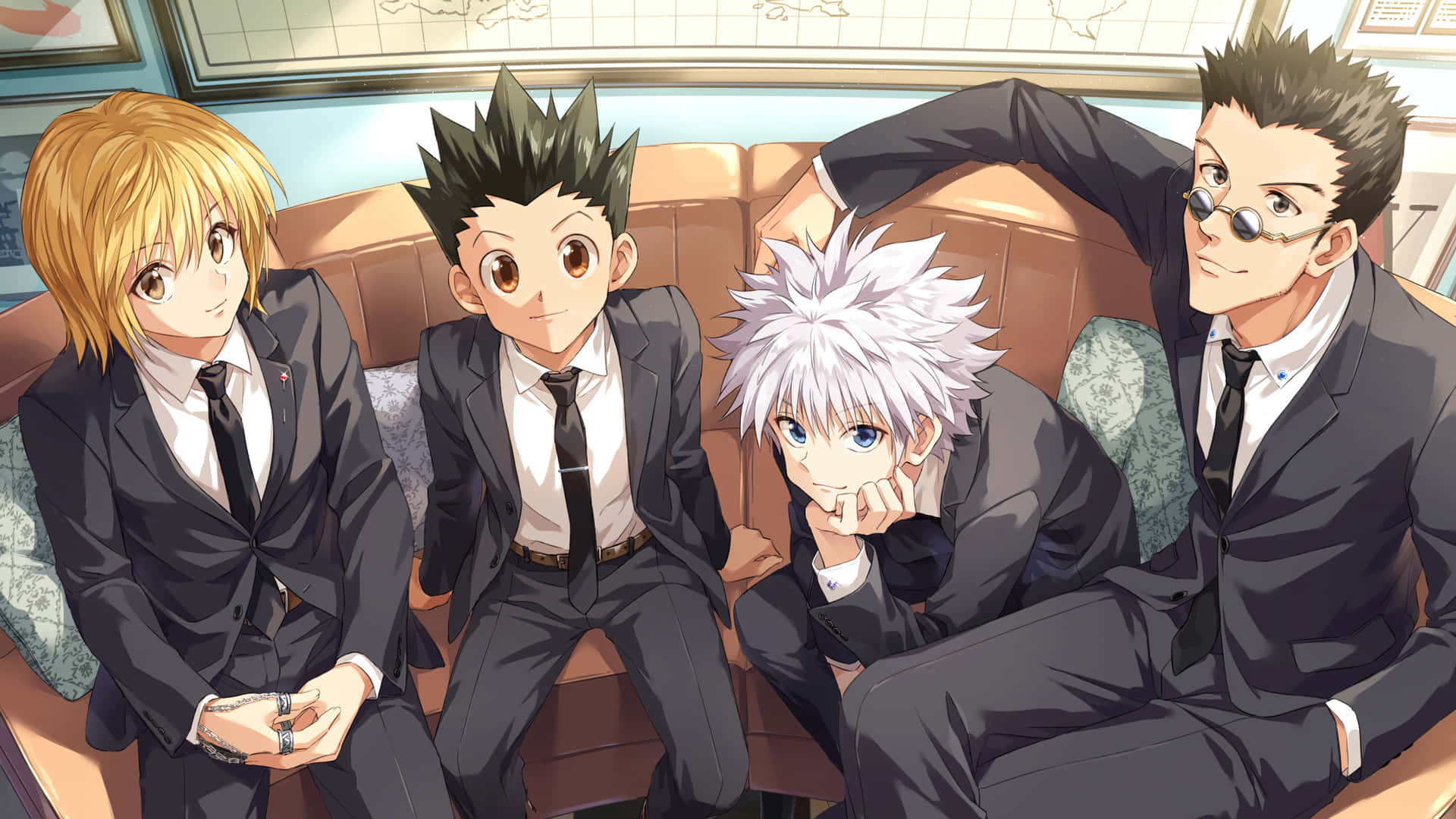 Gear Up For Your Gaming With The All-new Hunter X Hunter Laptop Background