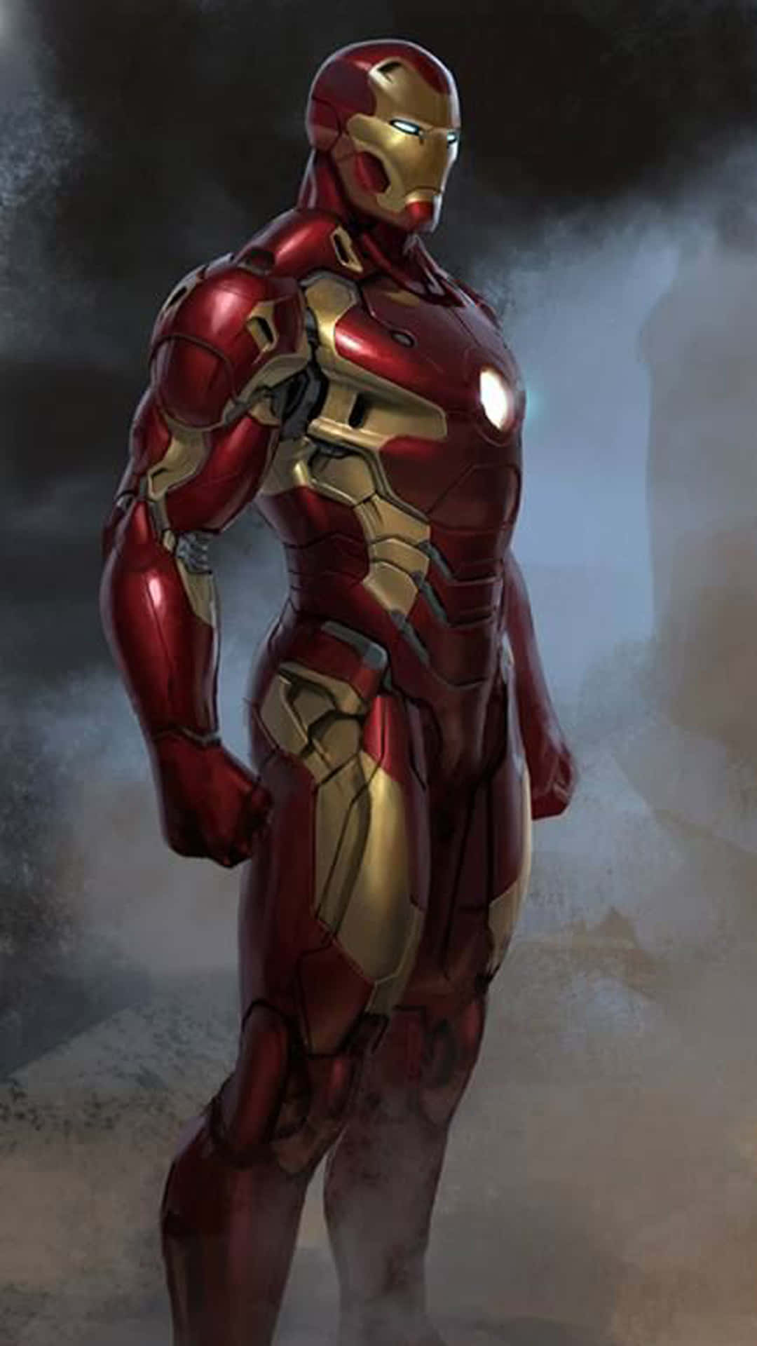 Gearing Up In Style With A Cool Iron Man Iphone Background