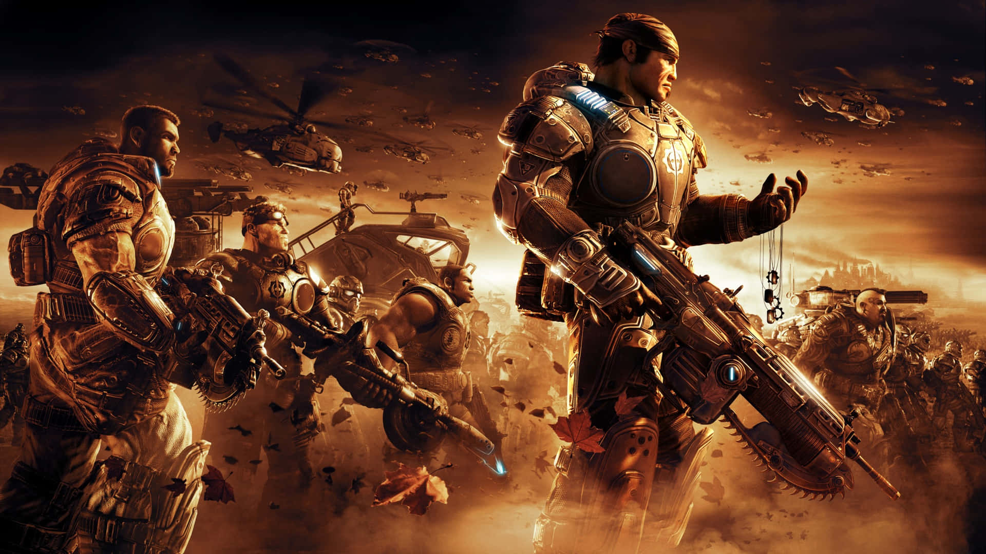 Gears Of War 1 Battle Background