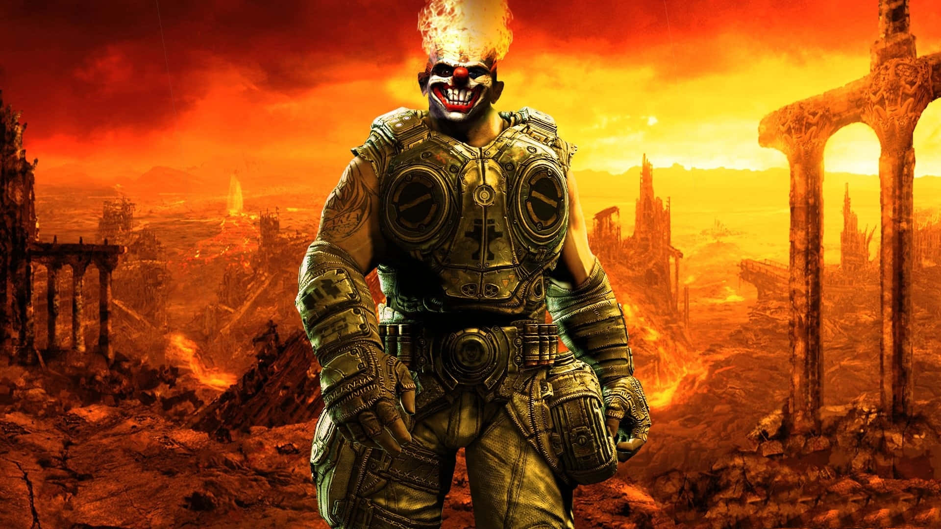 Gears Of War 1 On Fire