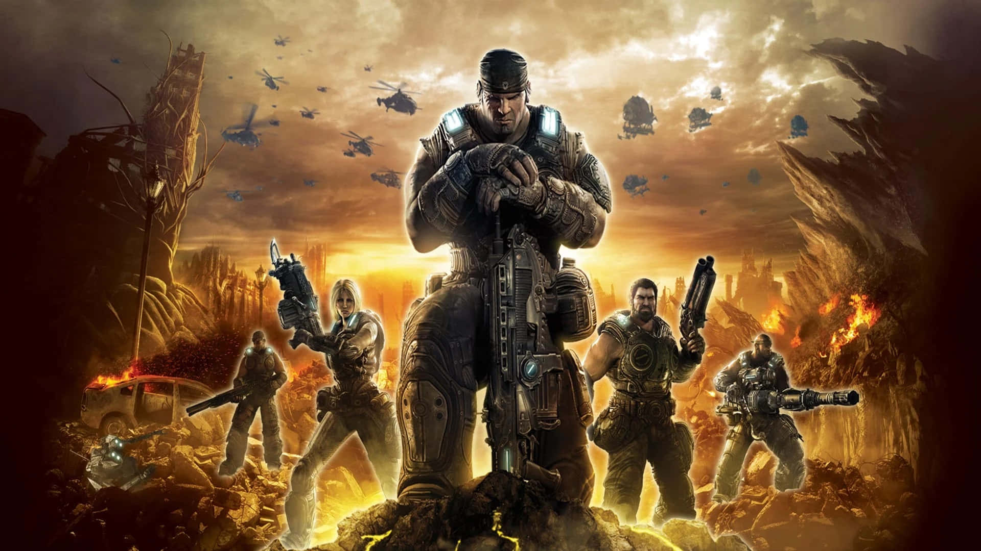 Gears Of War 1. Poster