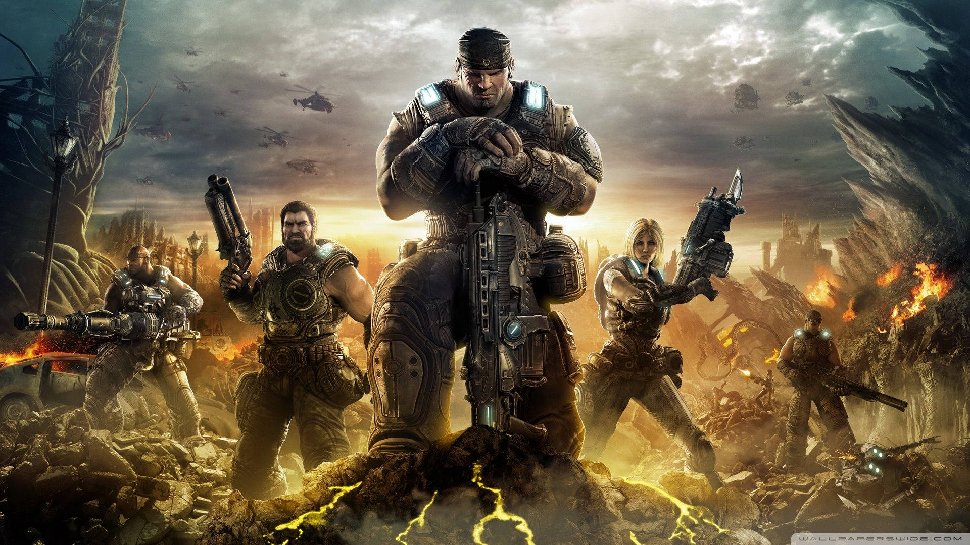 Gears Of War 3 Pc Game Background