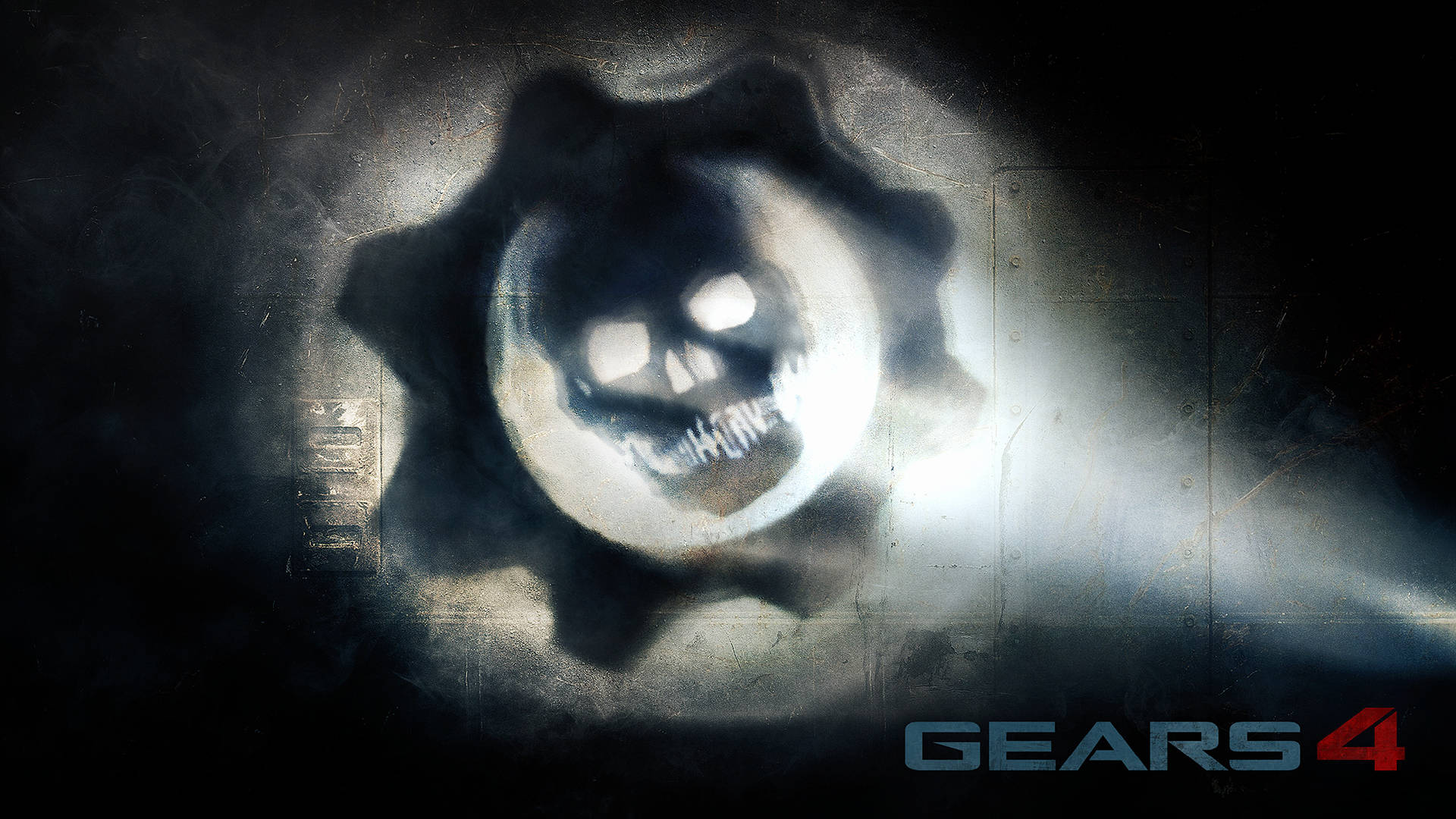 Gears Of War 4 Emblem On Spotlight Background