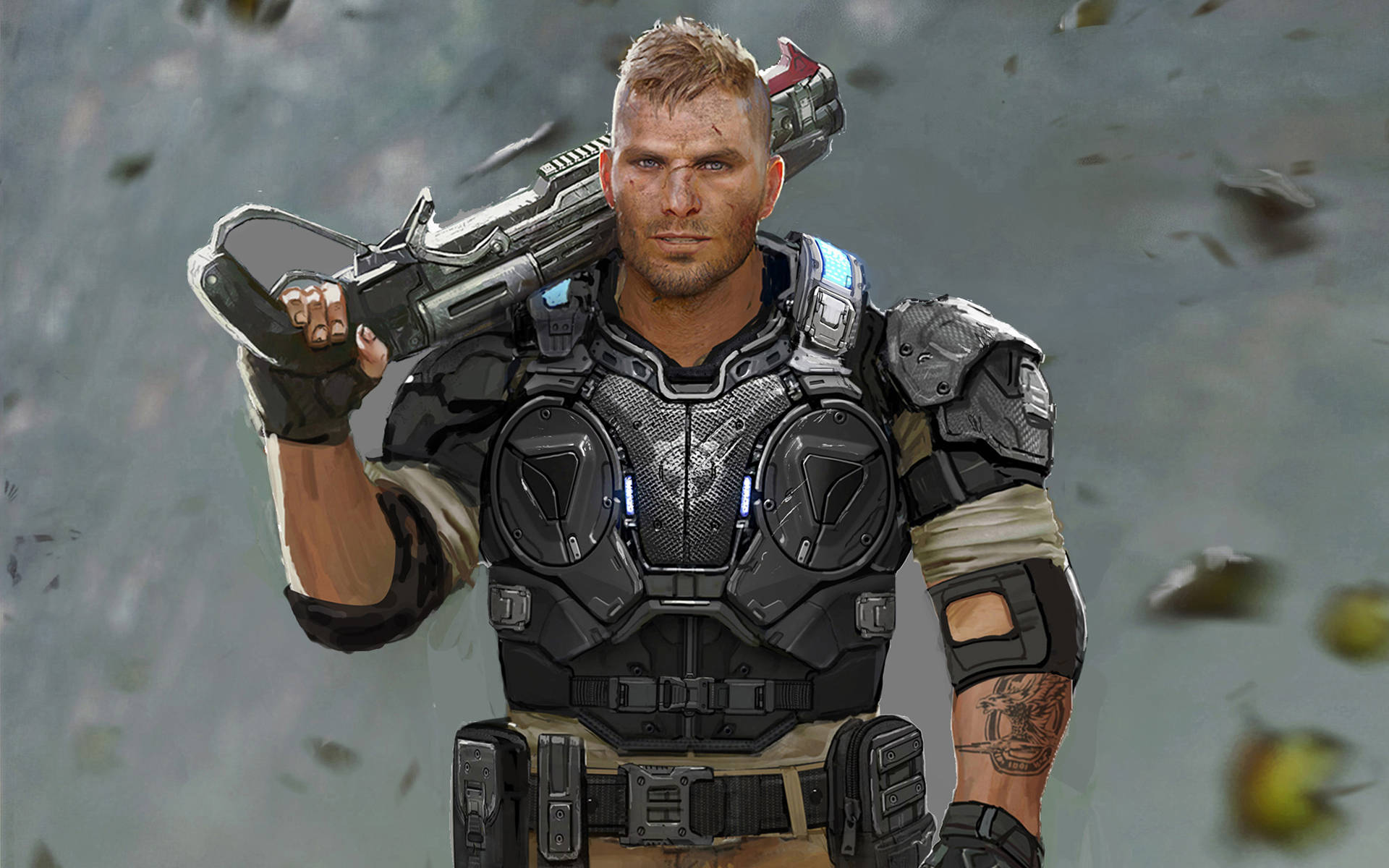 Gears Of War 4 Jd Ready To Fight Background