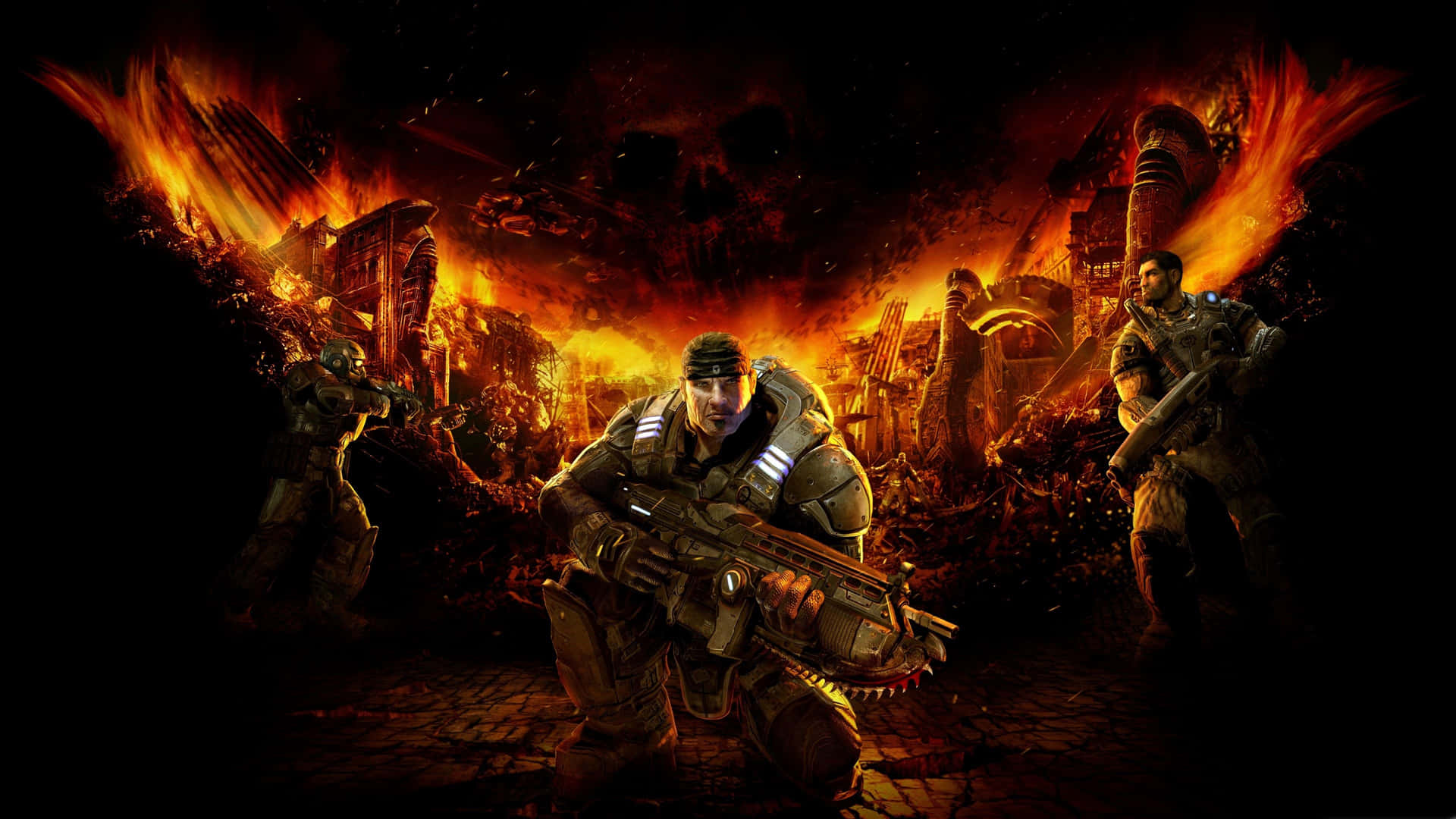 Gears Of War 5 Marcus Fenix Background