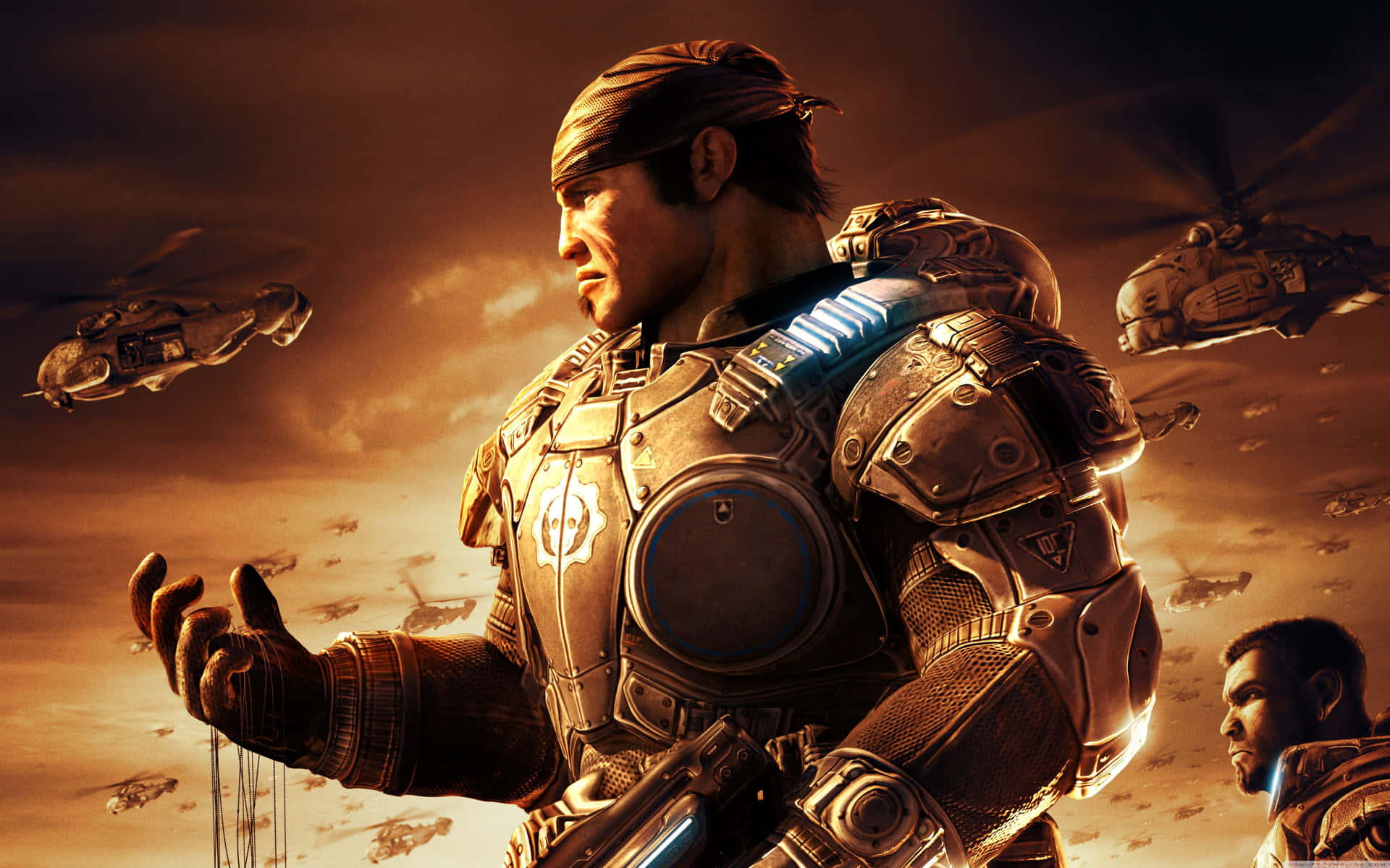 Gears Of War 5 Marcus Michael Fenix Background