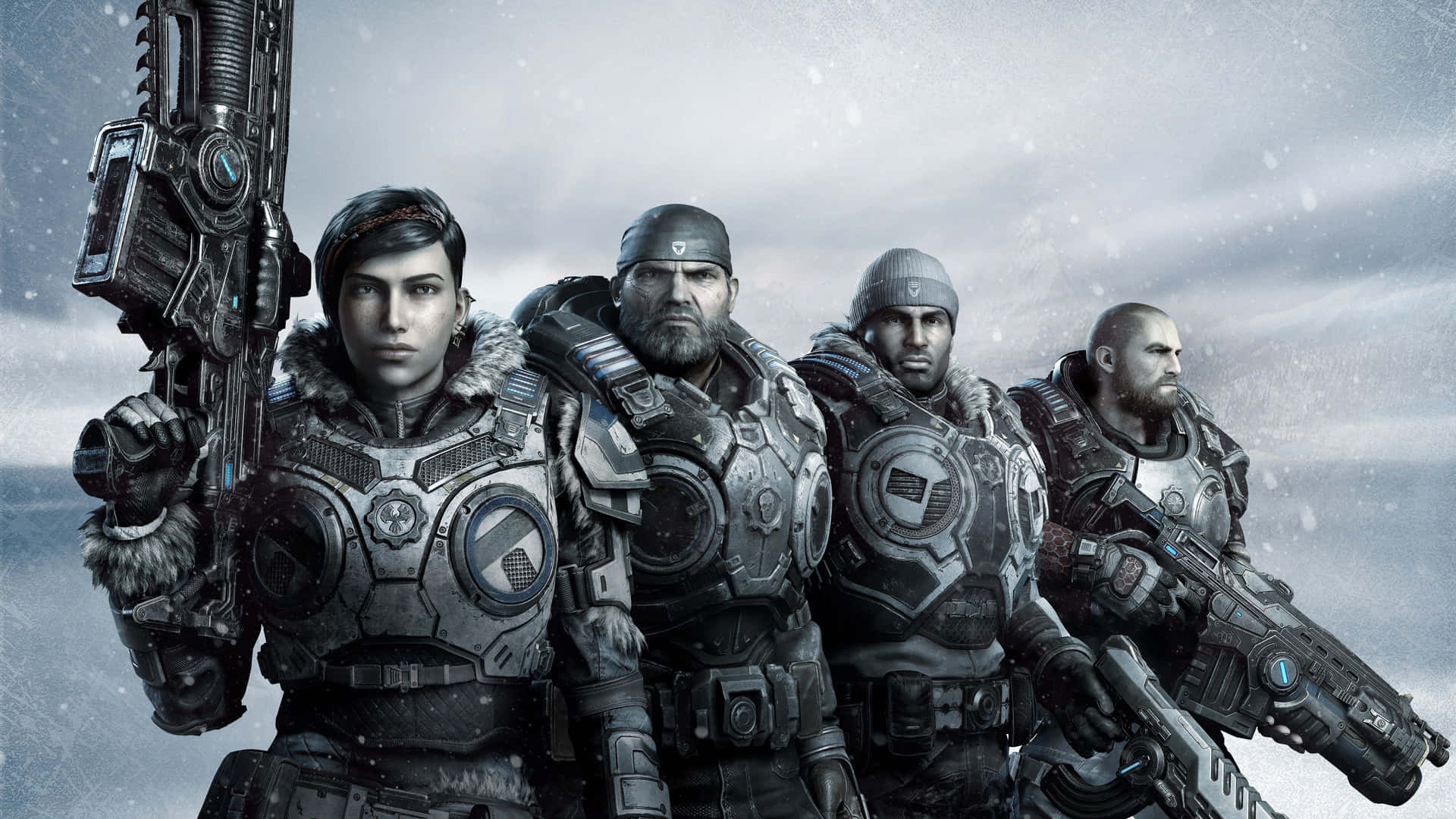 Gears Of War 5 Video Game Characters Background