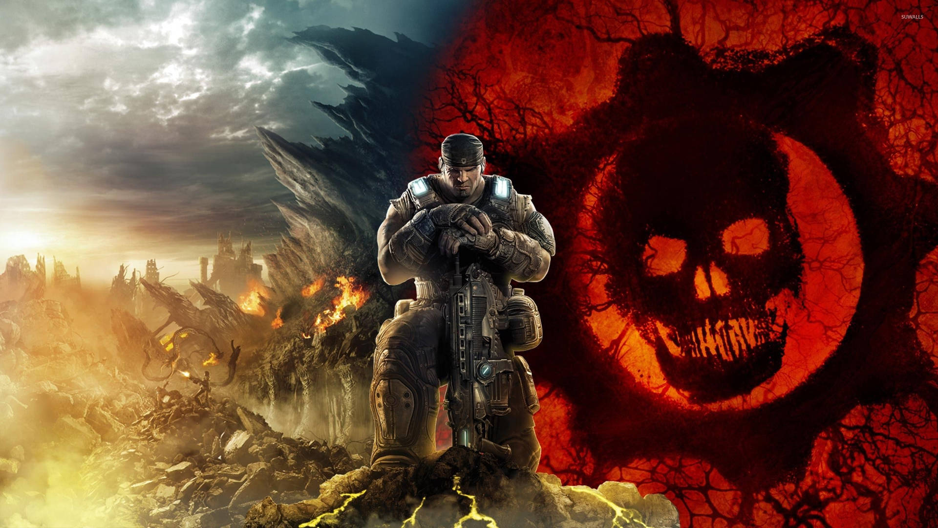 Gears Of War Logo Hero Background