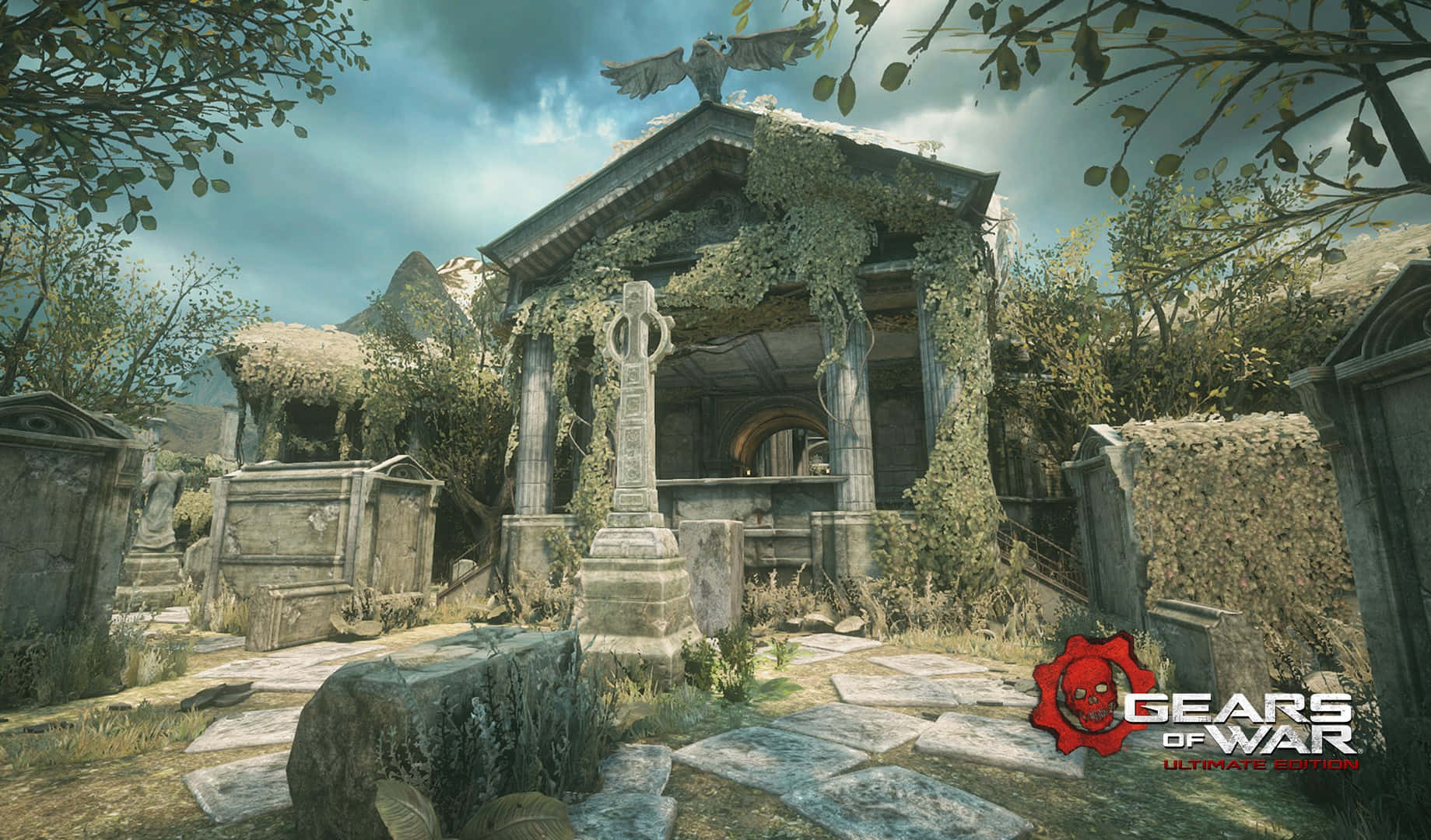 Gears Of War U E_ Ancient Ruins Background