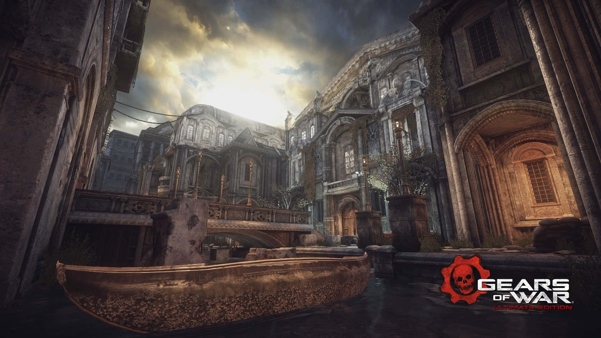 Gears Of War Ultimate Edition_ Dilapidated Cityscape Background