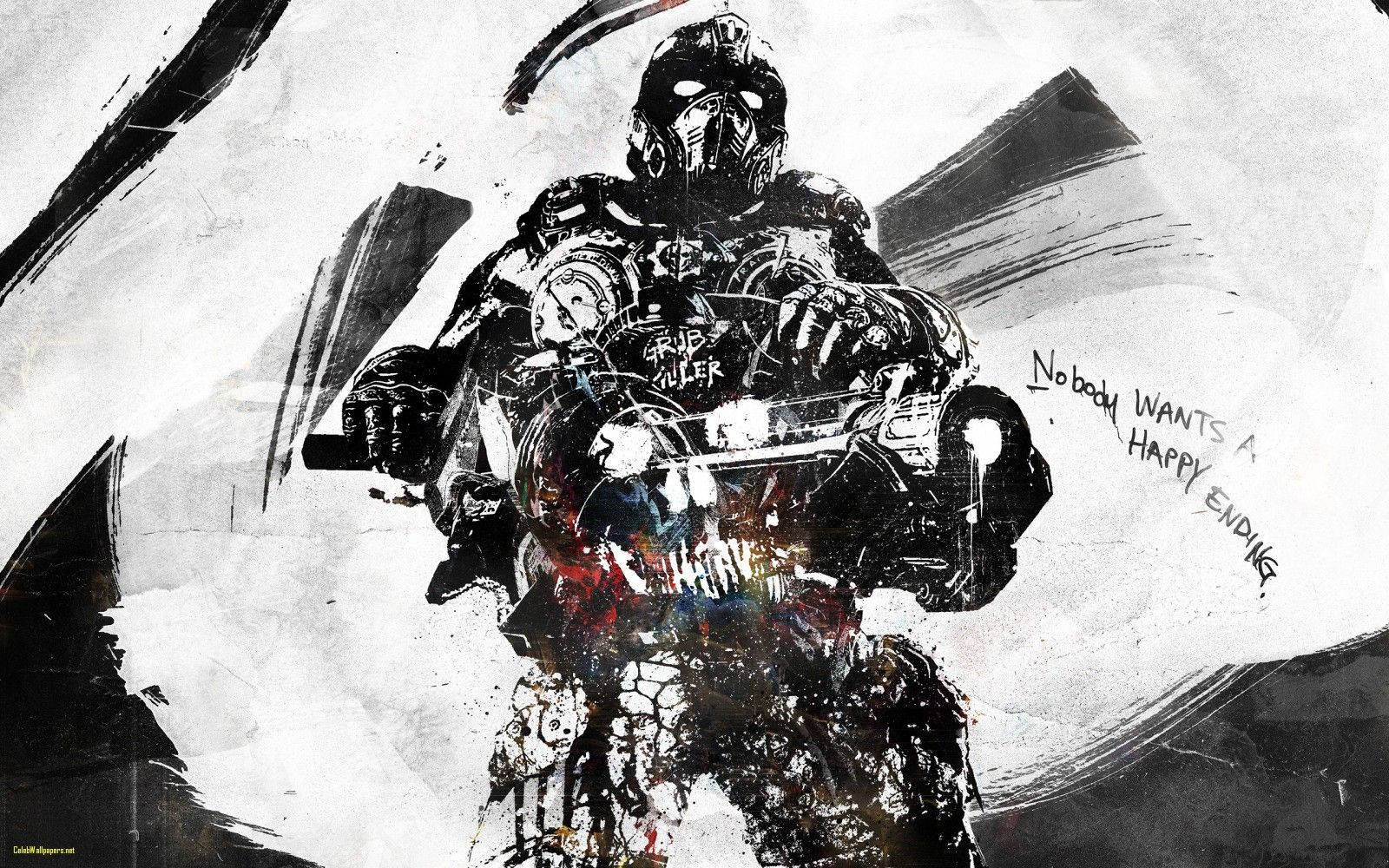 Gears Of War Warrior Hero Background
