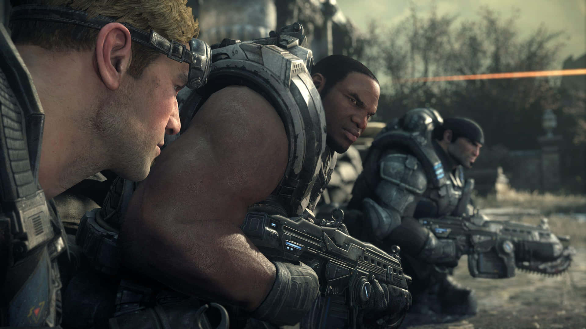 Gearsof War Ultimate Edition Squad Preparedness Background