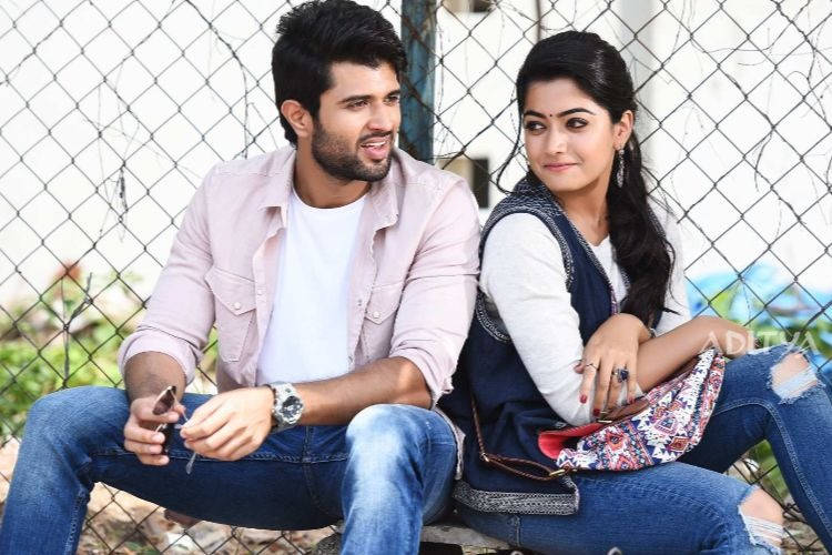 Geetha Govindam Hanging Out By Fence Background