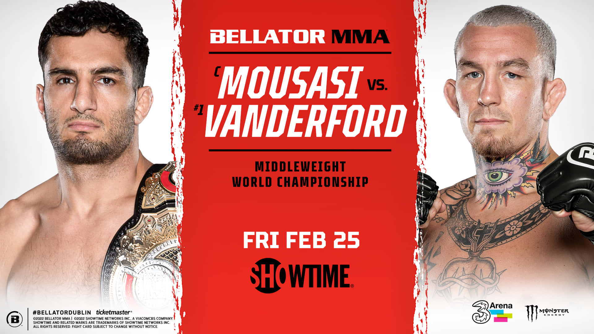 Gegard Mousasi Vs Austin Vanderford Poster