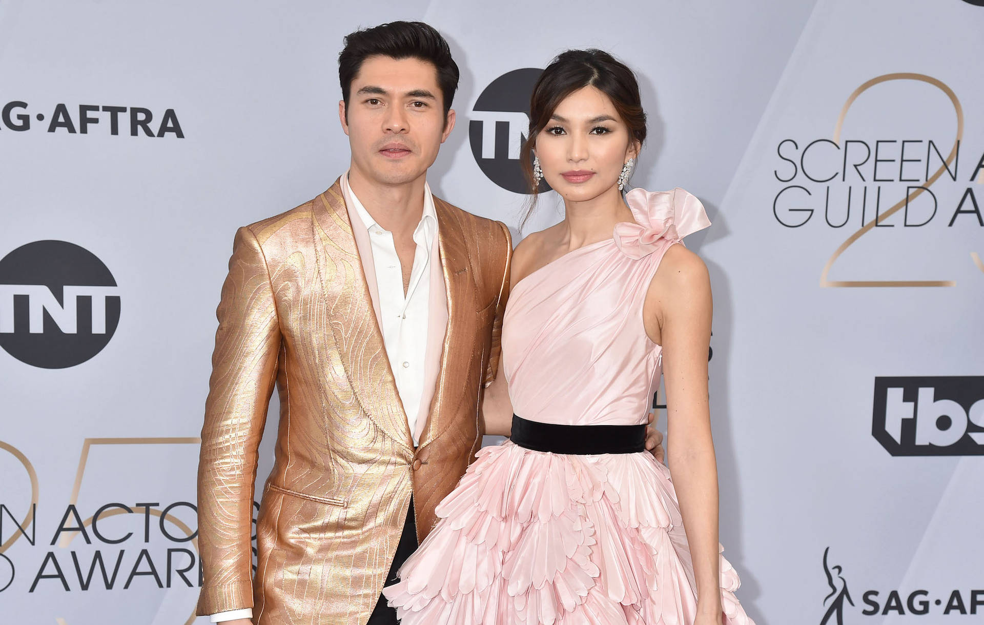 Gemma Chan And Henry Golding Background