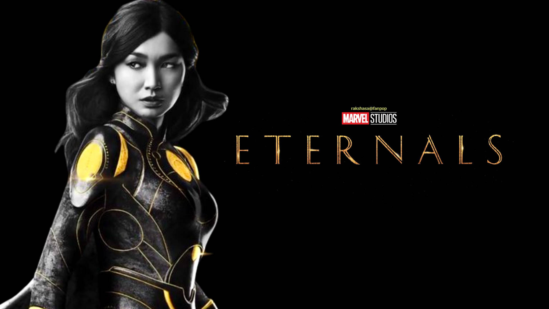 Gemma Chan Of Eternals Poster Background