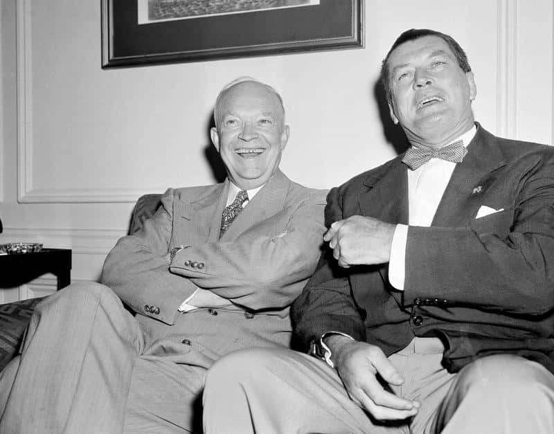 Gen. Dwight D. Eisenhower And Gene Tunney