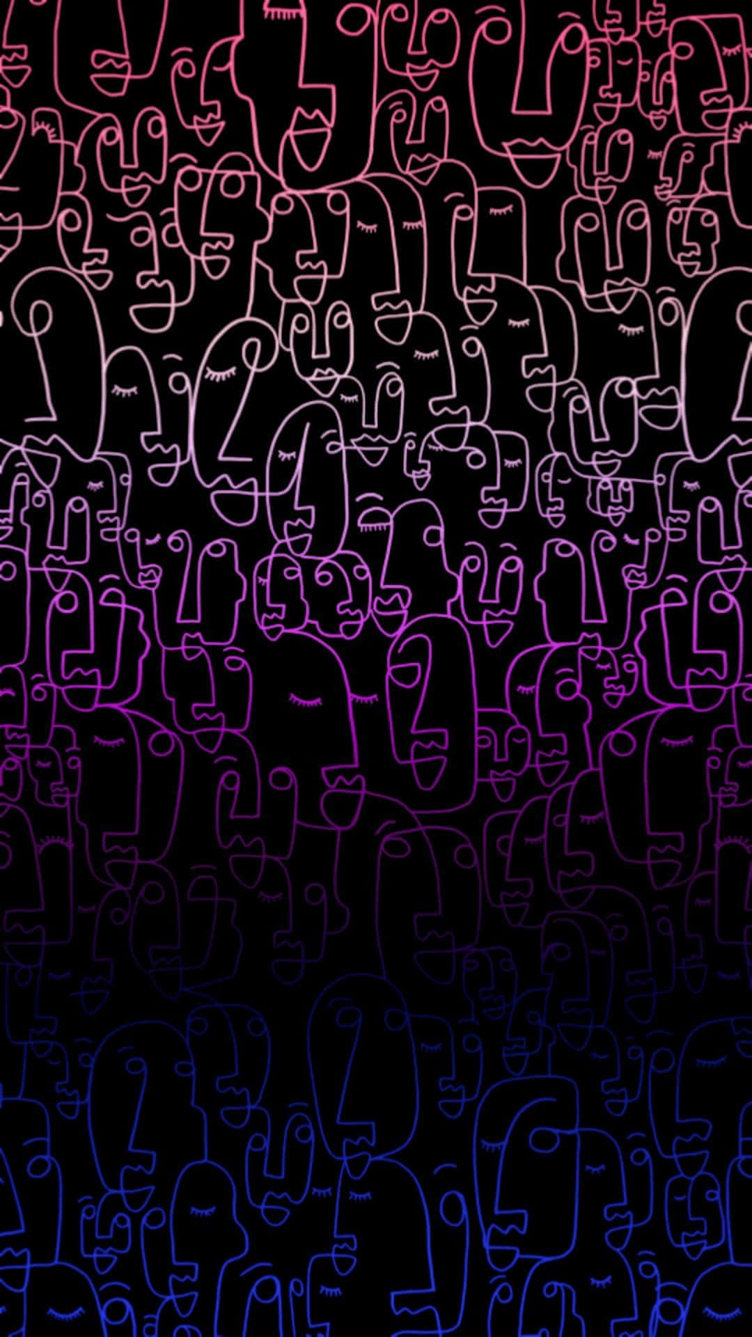 Gender Fluid Icons Background
