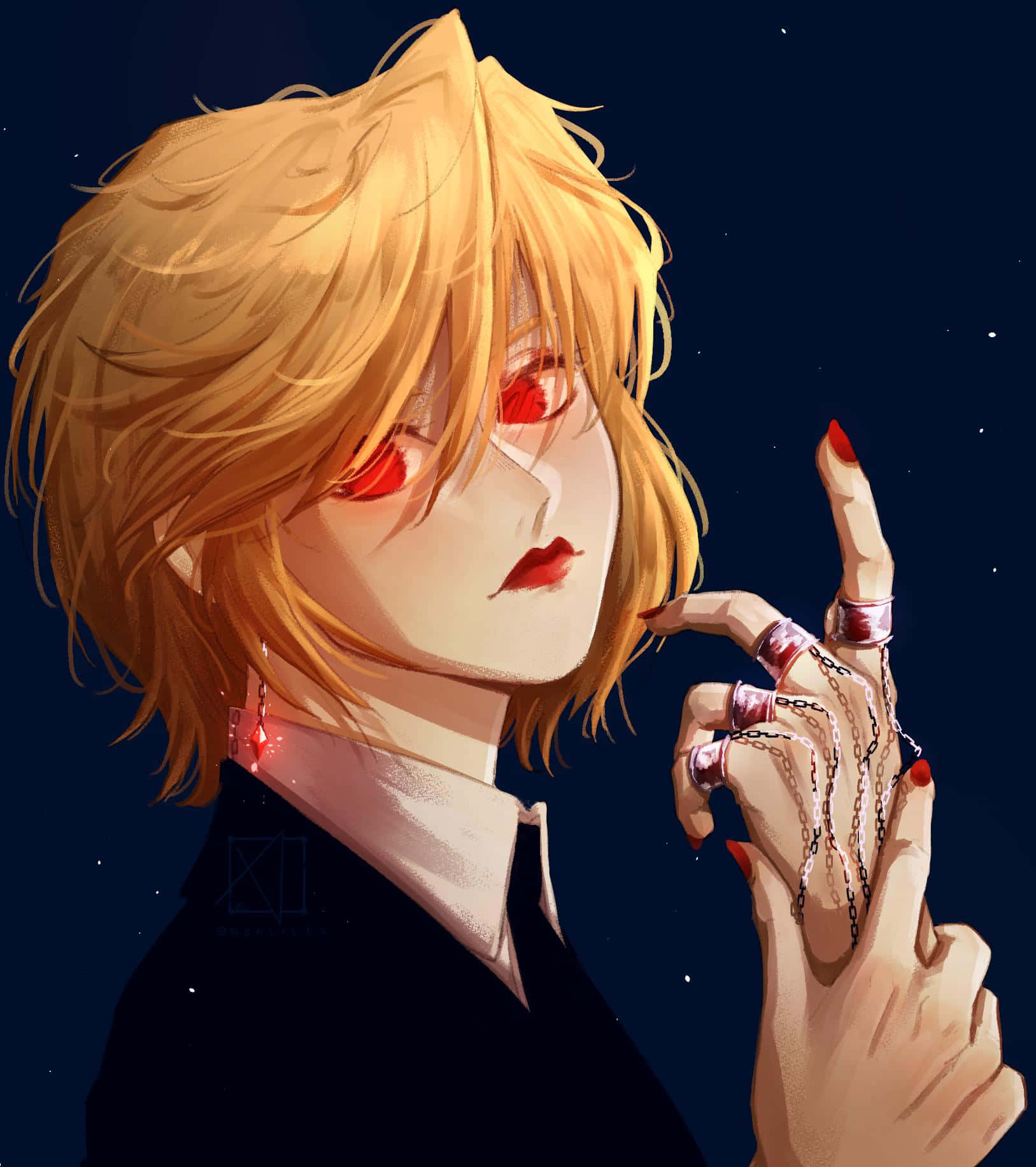 Genderbent Kurapika Pfp Background