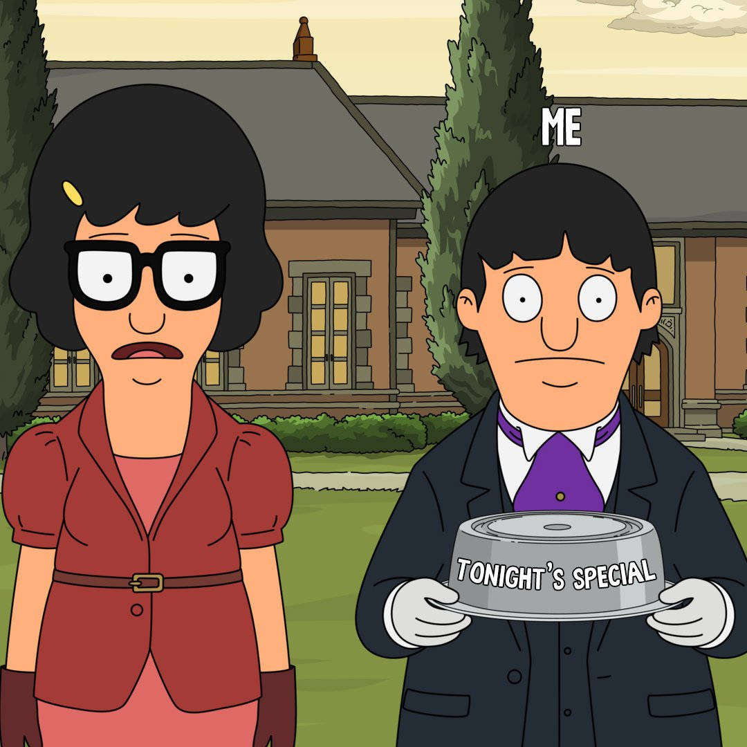 Gene And Tina Belcher From Bobs Burgers