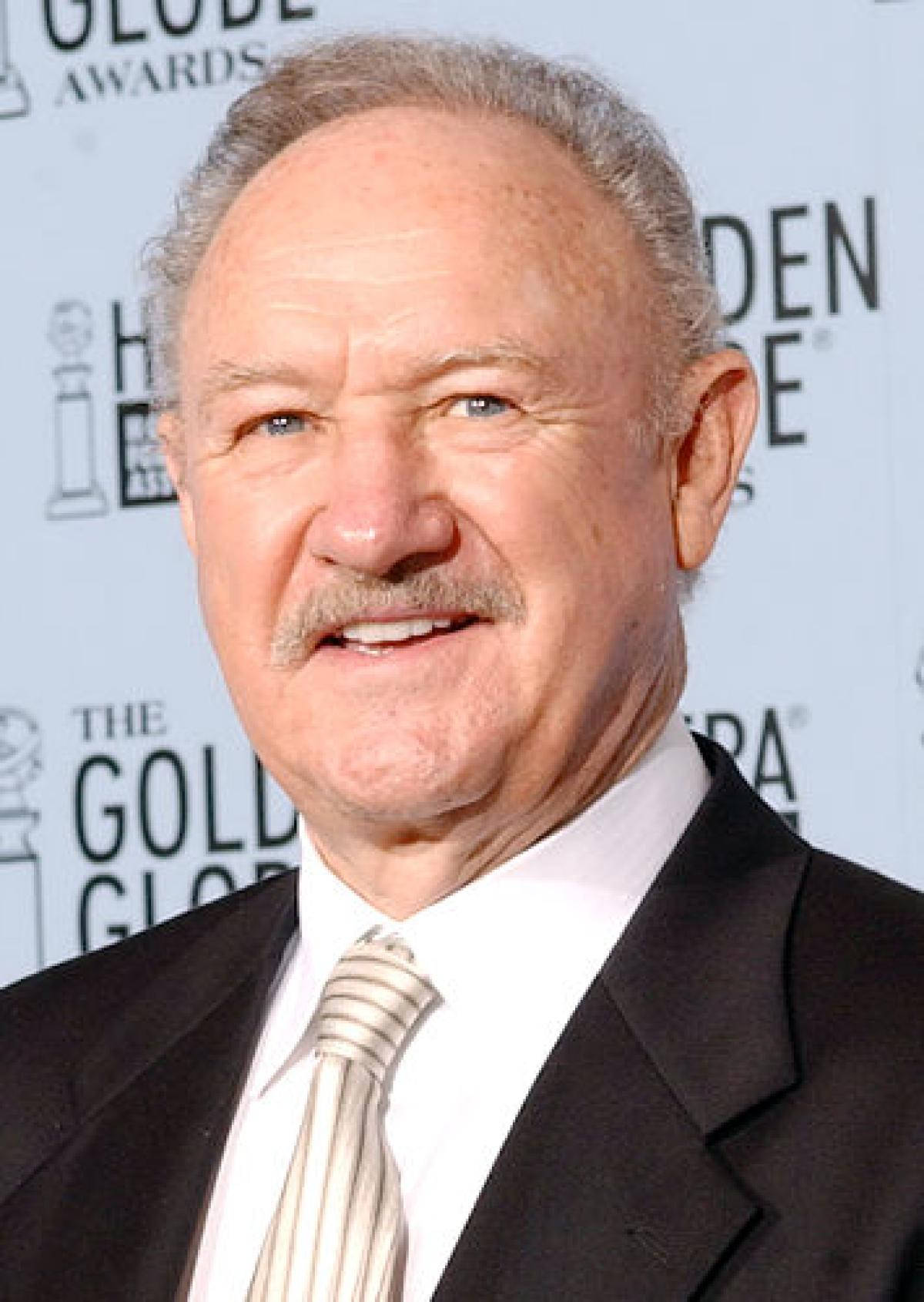 Gene Hackman In Golden Globe Background