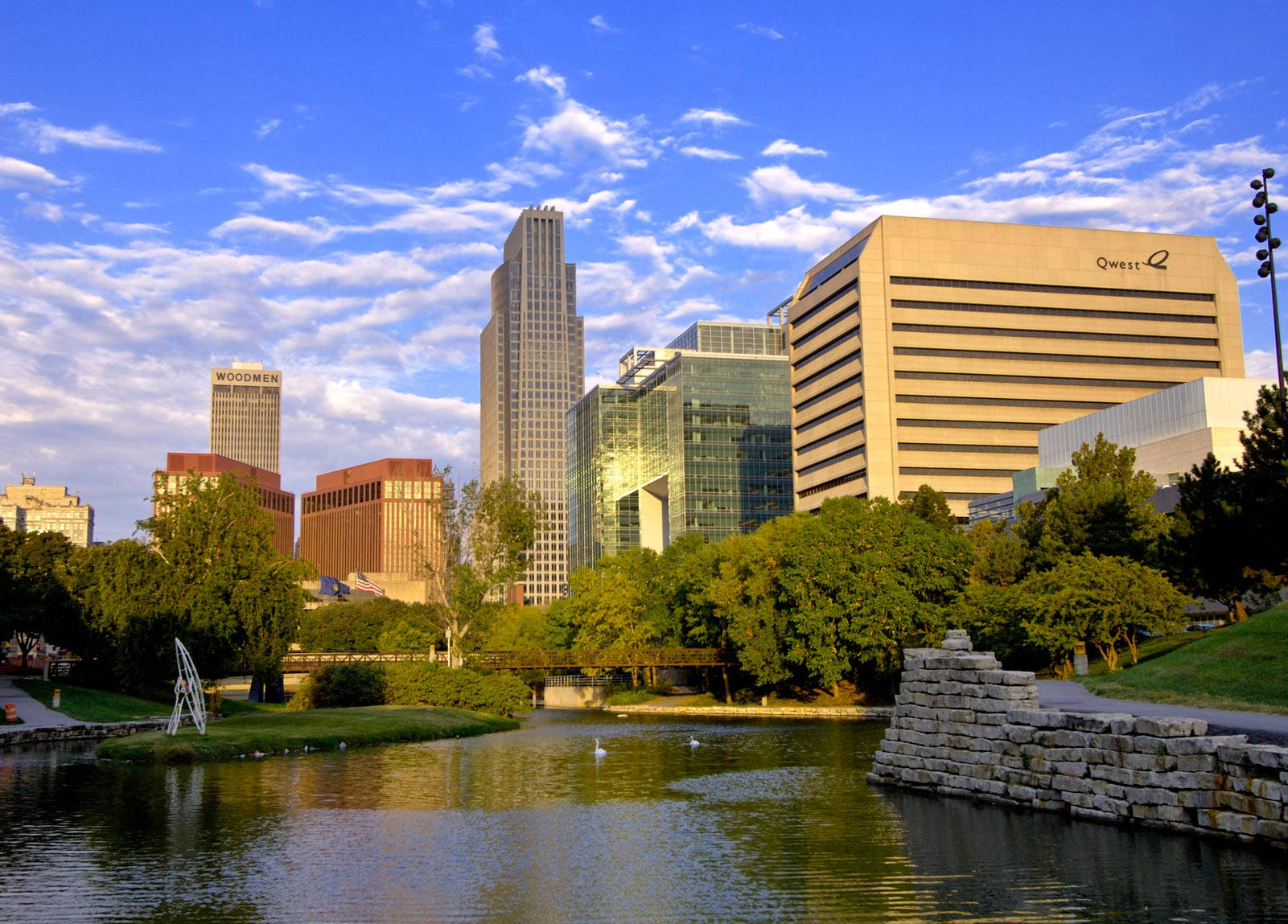 Gene Leahy Mall Omaha Lagoon