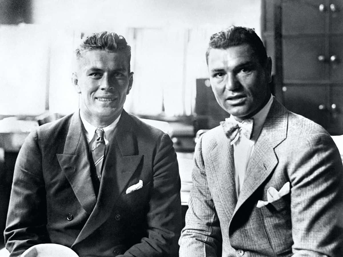 Gene Tunney And Jack Dempsey Background
