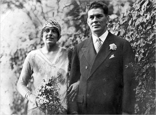Gene Tunney Ans His Wife's Wedding Day