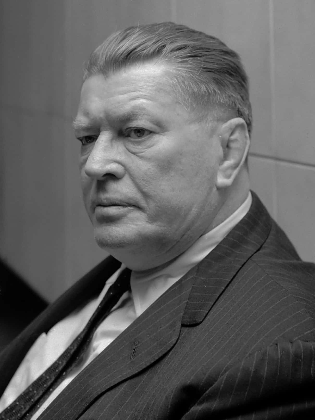 Gene Tunney At A 1965 Press Conference