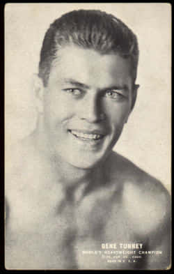Gene Tunney's 1928 Portrait Background