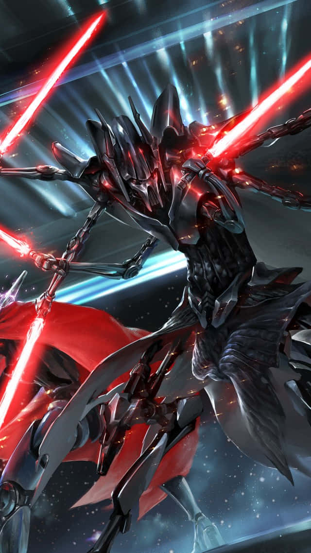 General Grievous Red Sword Background