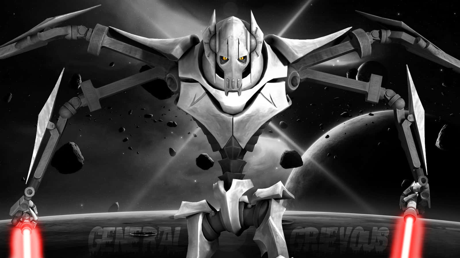 General Grievous, The Robotic Leader Of The Separatist Droid Army Background