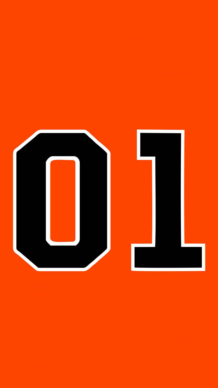 General Lee Number Zero One Background