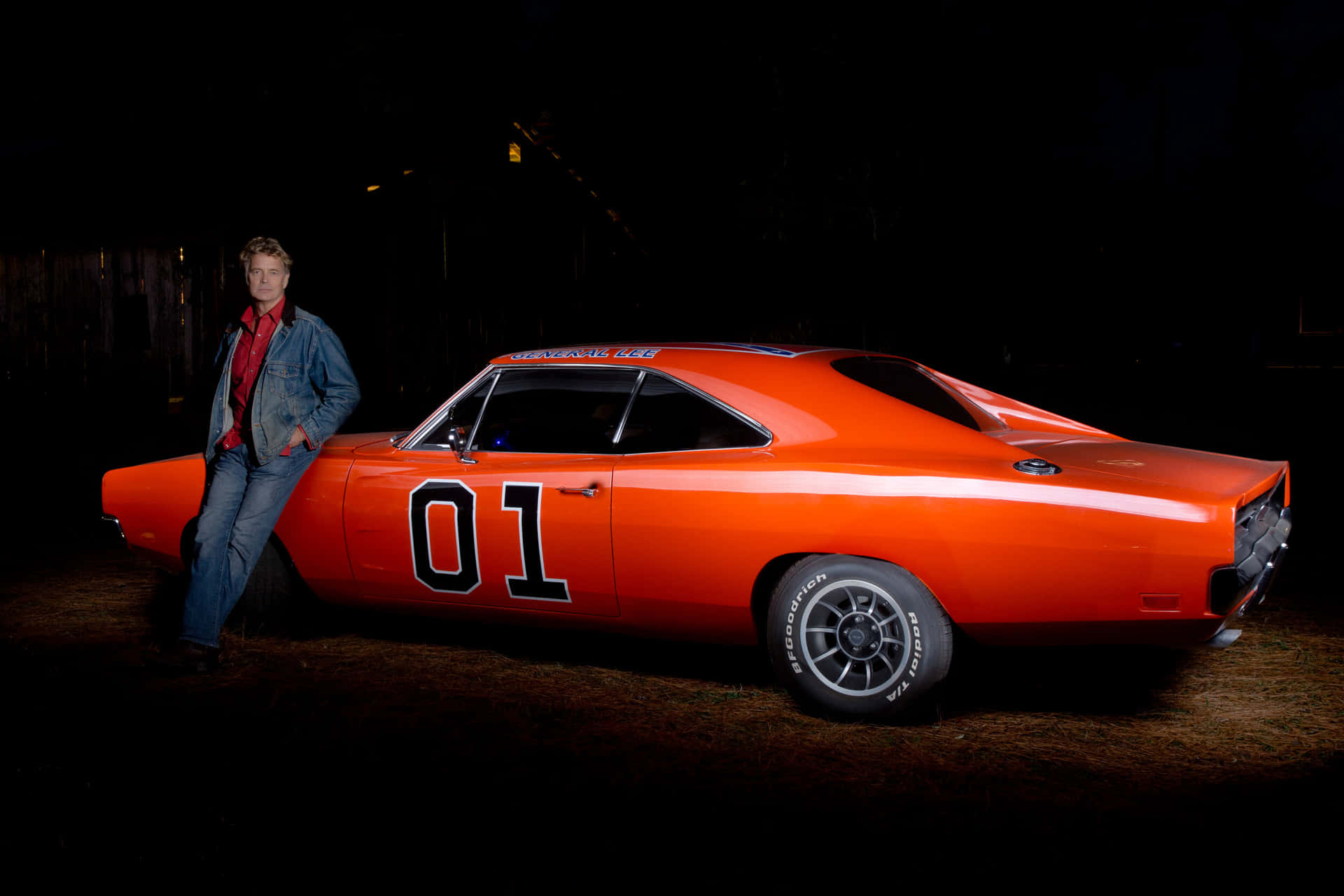 General Lee Orange Car Background