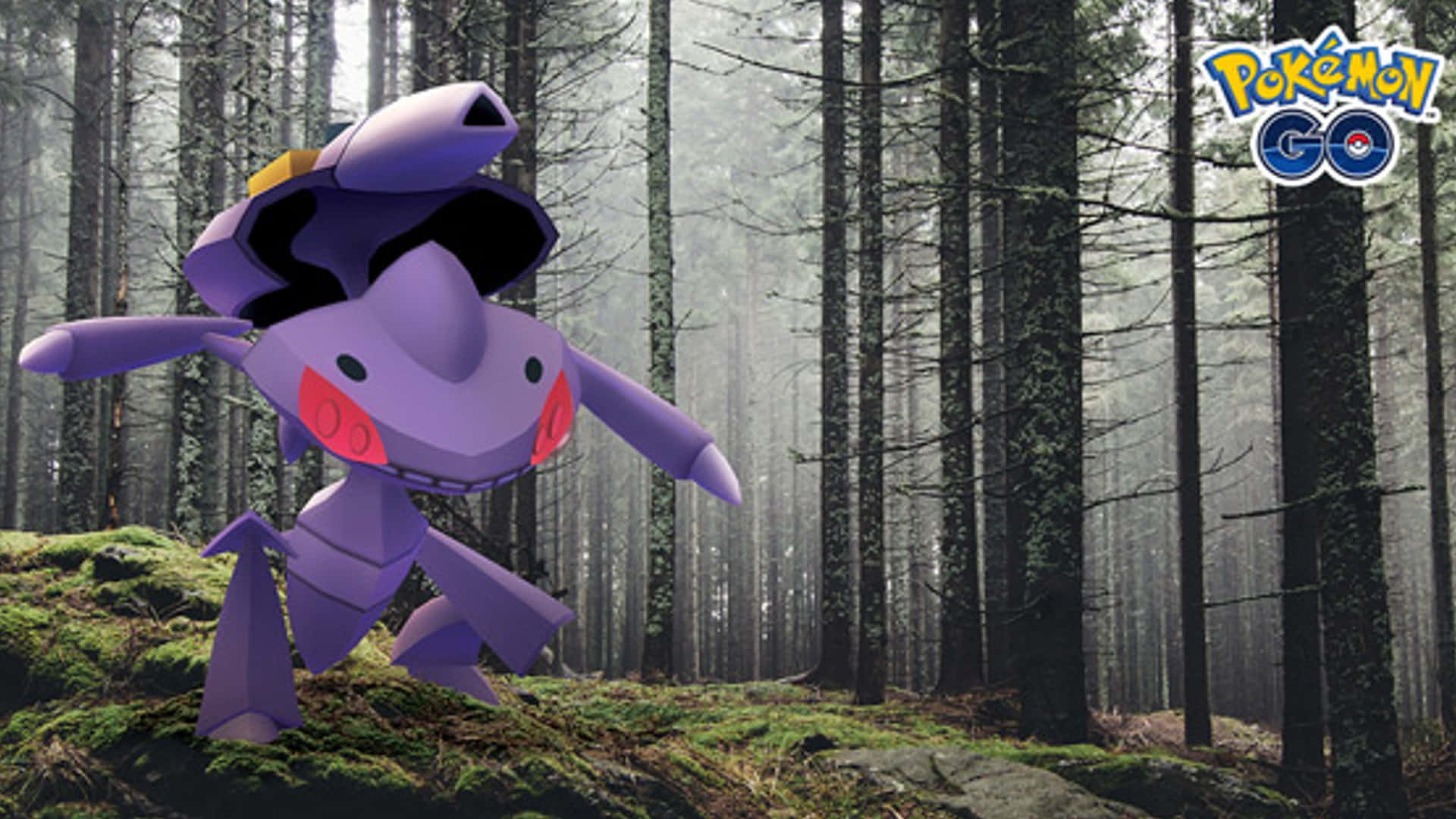 Genesect In Pokemon Go Forest Background