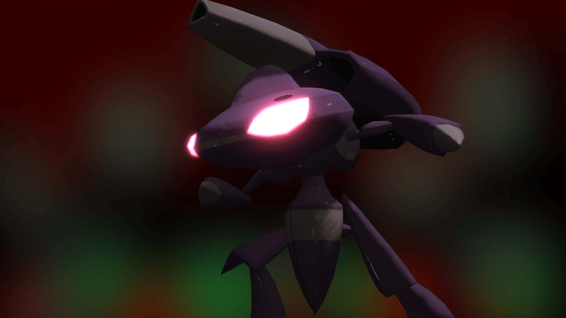Genesect Pokemon In The Dark Background