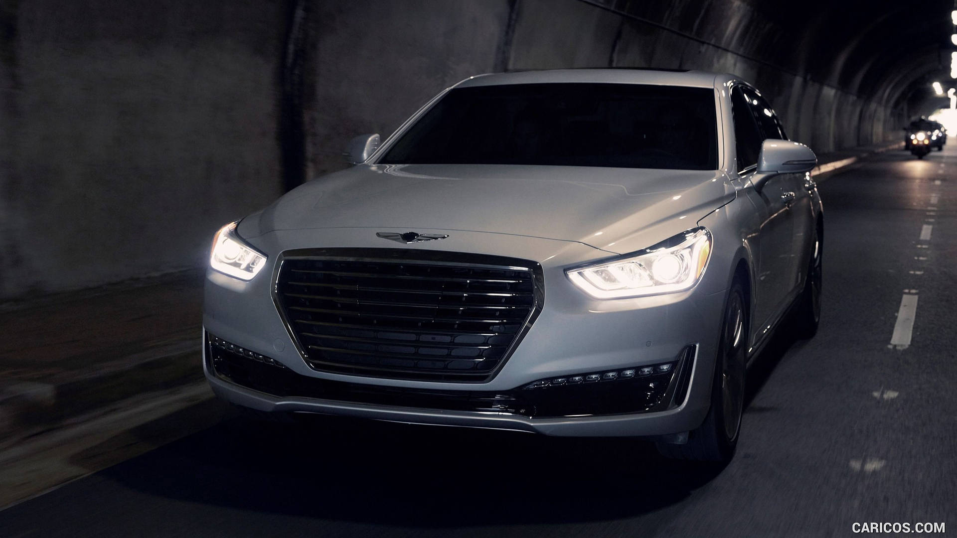 Genesis G90 In The Dark Background