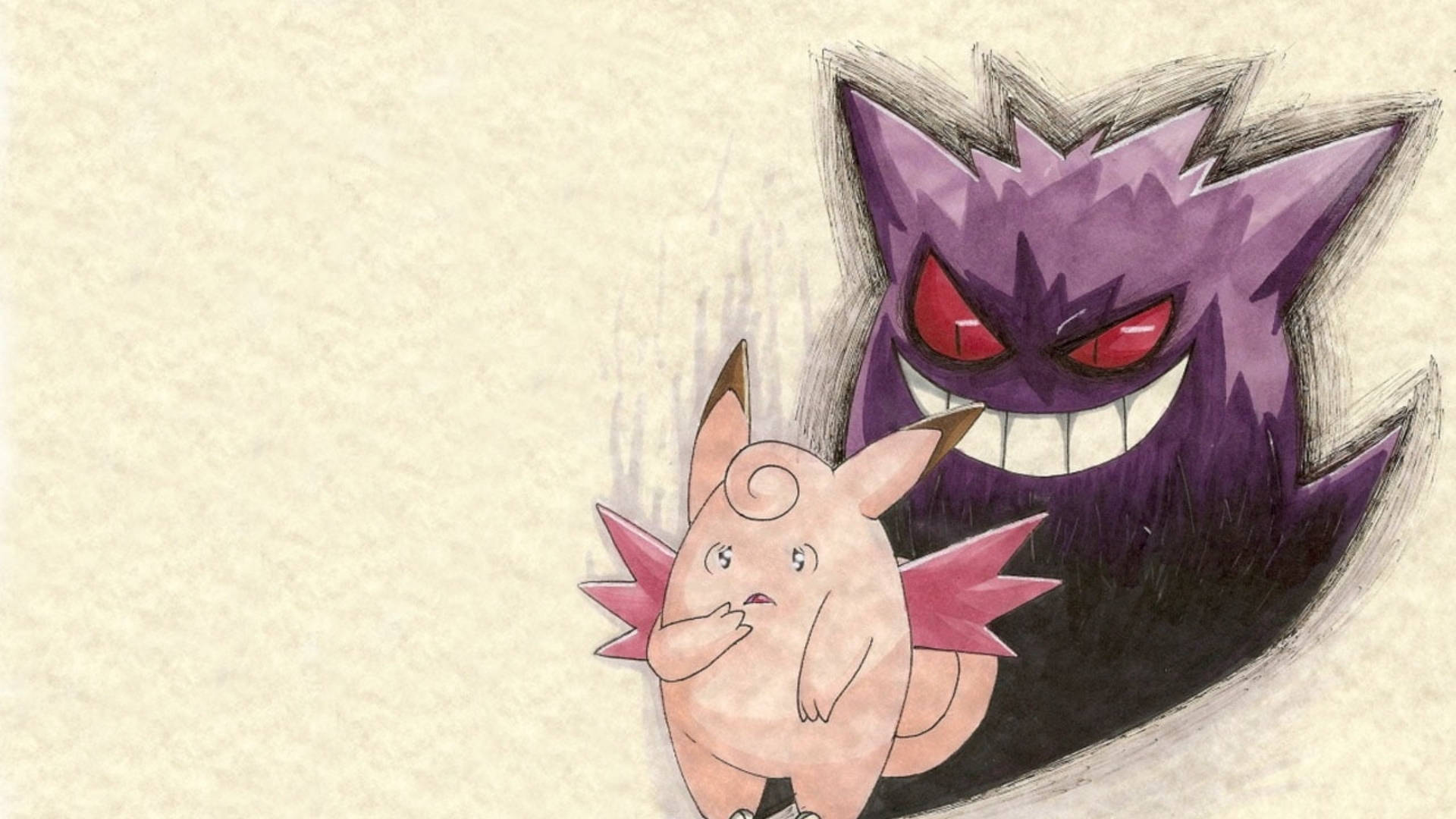 Gengar With Jigglypuff